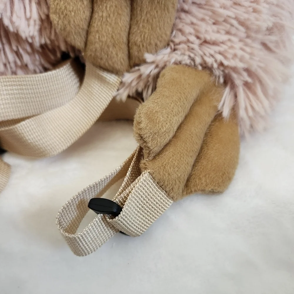Unipak Stuffed Animal Plush Tan Kiwi Sloth Hug Pak Backpack Unisex 19